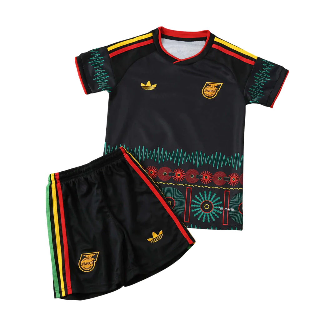 Conjunto infantil Selección Jamaica alternativa negra COPA DEL MUNDO 2026