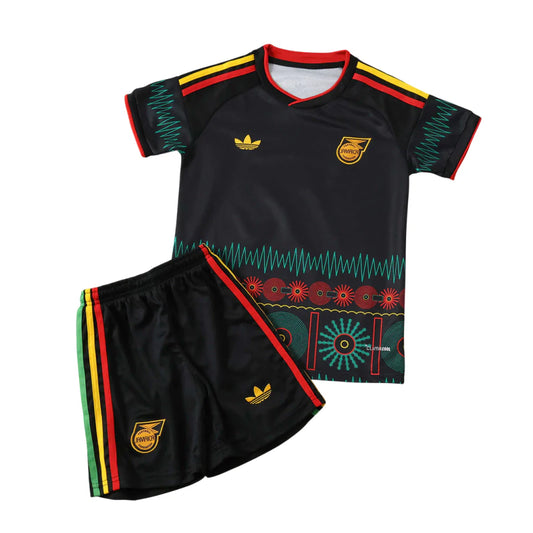 Conjunto infantil Selección Jamaica alternativa negra COPA DEL MUNDO 2026