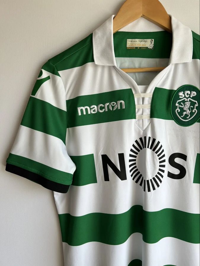 Camiseta retro principal 2018/19 verde y blanca