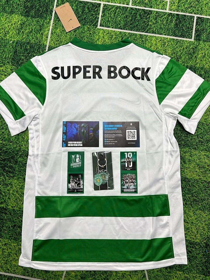 CÓPIA Camiseta principal 2025/26 verde y blanca