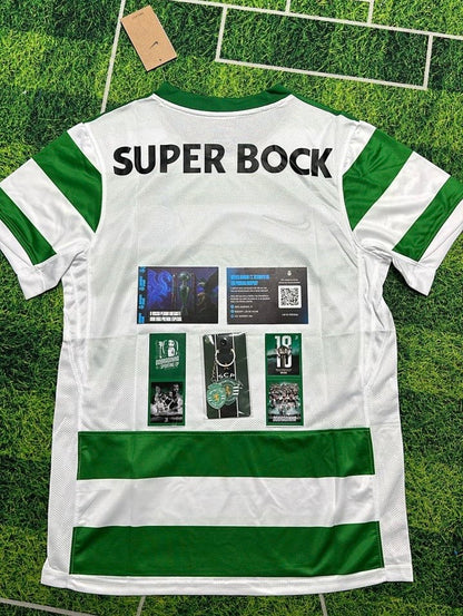 Camiseta principal 2025/26 verde y blanca