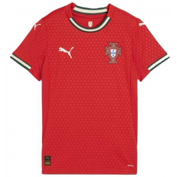 Camiseta Femenina Selección de Portugal roja principal 2025