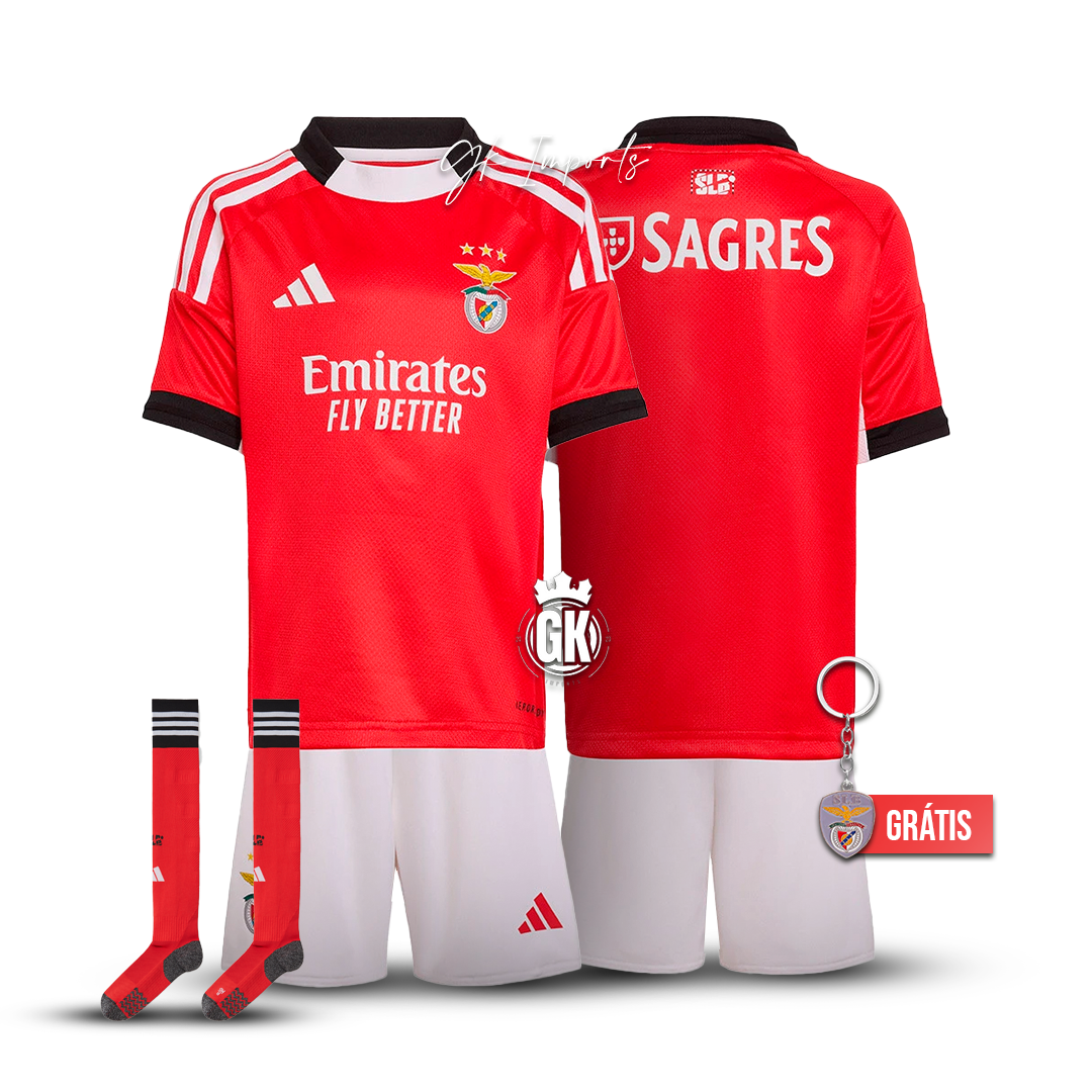 Conjunto infantil PRINCIPAL rojo 2025/26
