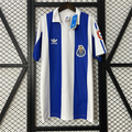 Camiseta retro 1986/87 - azul y blanca