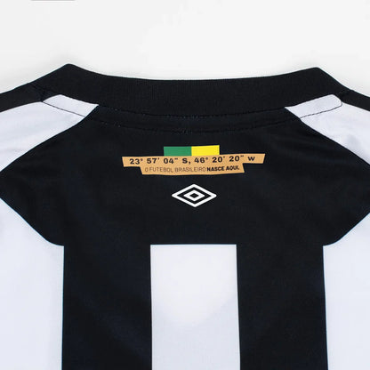 Camiseta Santos Away 2026/27 blanca/negro - FEMENINA