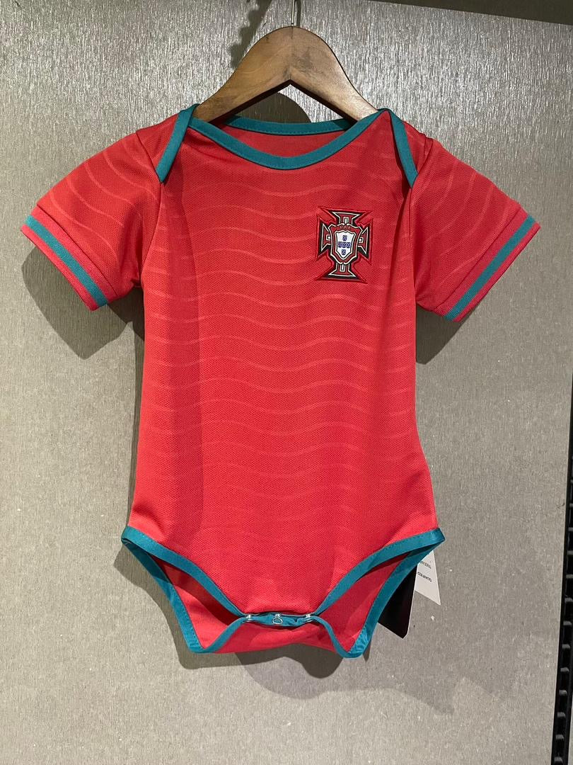 Body bebé Portugal roja  - Copa del Mundo 2026