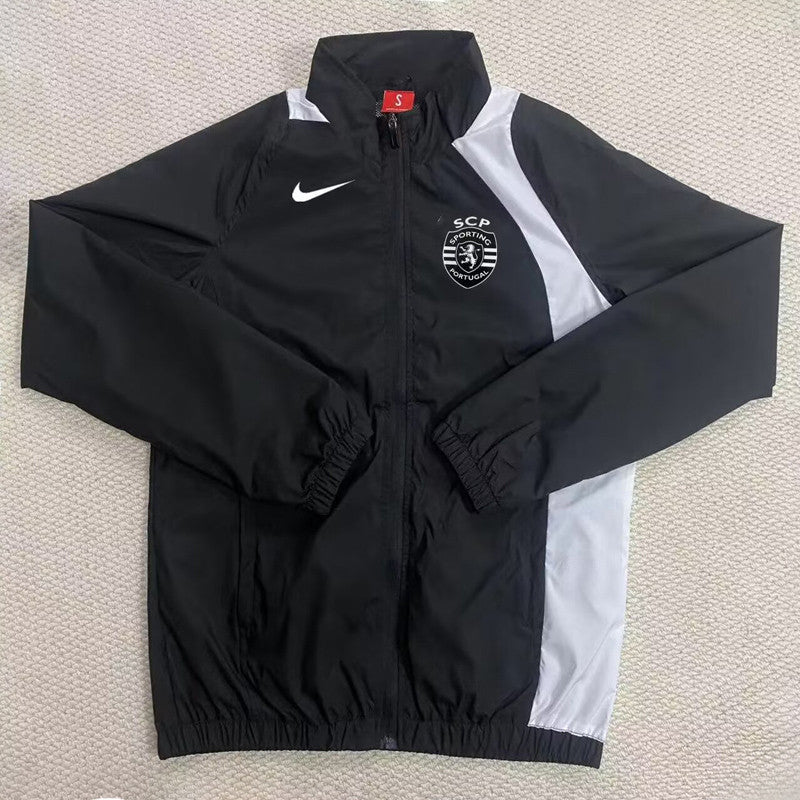 Chaqueta negro león 2026/27 cierre completo