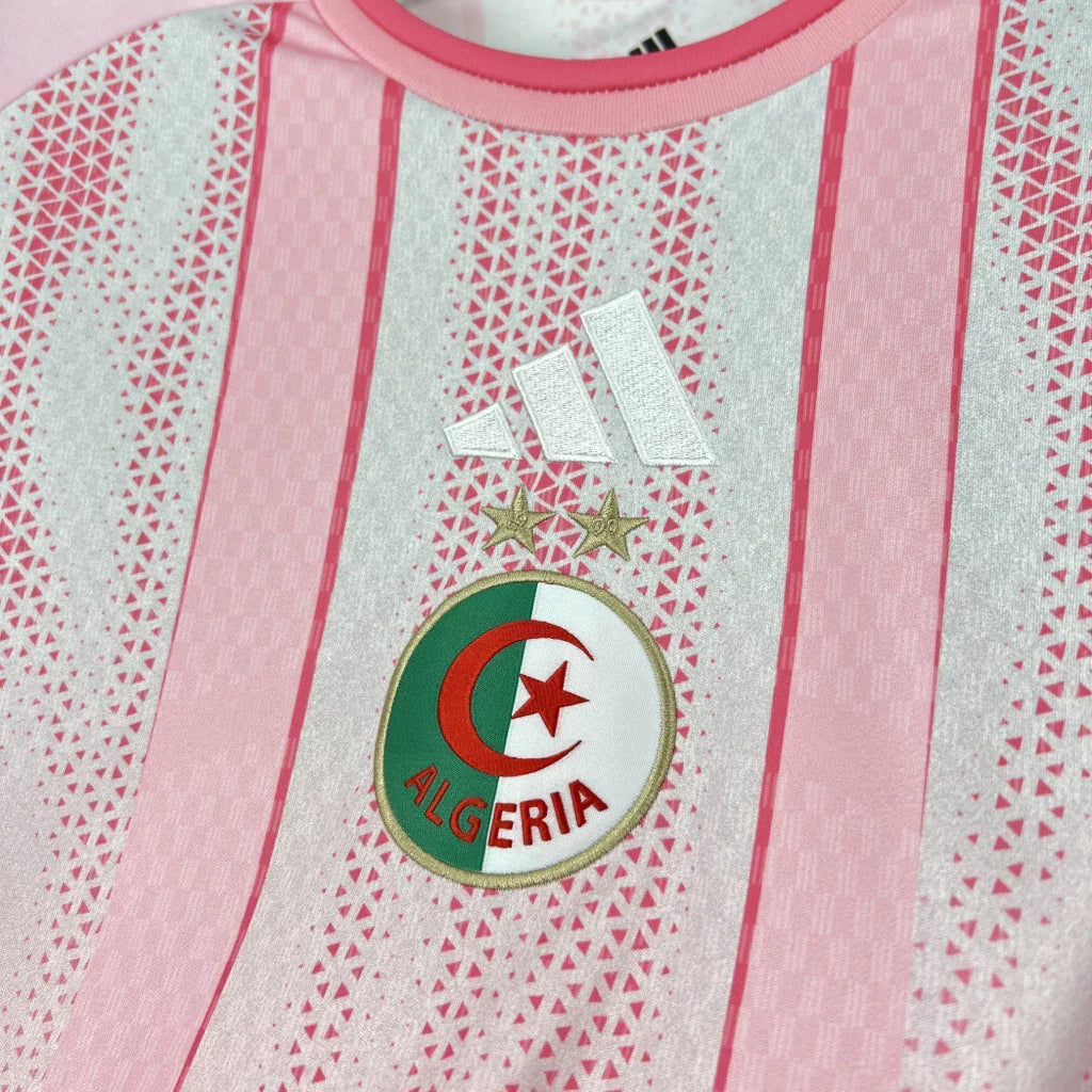 Camiseta Selección de Argelia tercera rosa - Copa del Mundo 2026