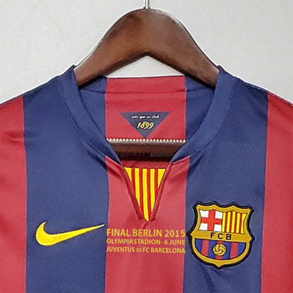 Camiseta Barcelona Home Retro 2014/15 - Roja y Azul