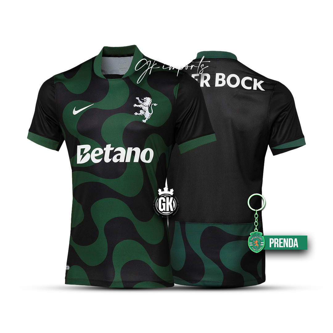 Camiseta alternativa 2025/26 negro y verde