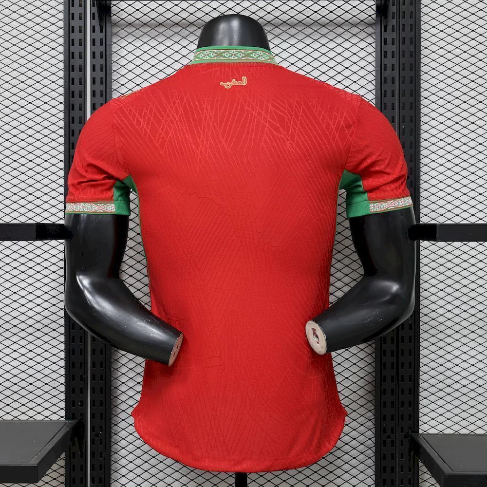 Camiseta Marruecos principal copa del mundo 2026 roja - PLAYER