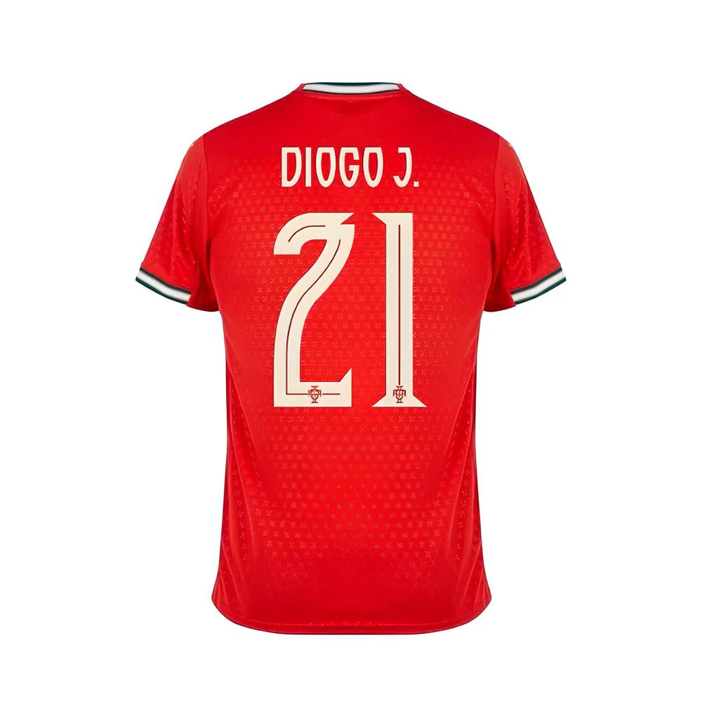 Camiseta DIOGO J 21 Selección Portugal roja principal 2025