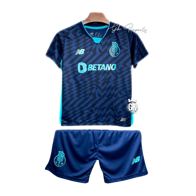 Conjunto infantil azul tercera equipación 2024/25