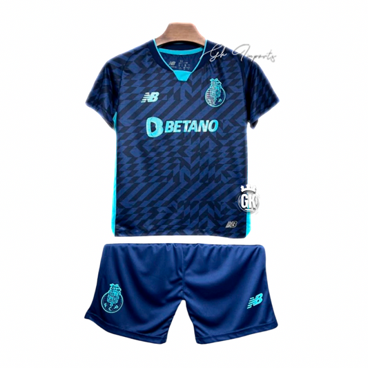 Conjunto infantil azul tercera equipación 2024/25