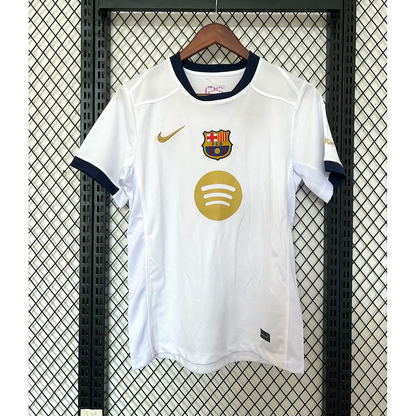 Camiseta Barcelona away blanca 2025/26