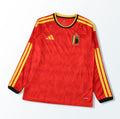 Camiseta Selección de Bélgica MANGA LARGA principal roja - Copa del Mundo 2026