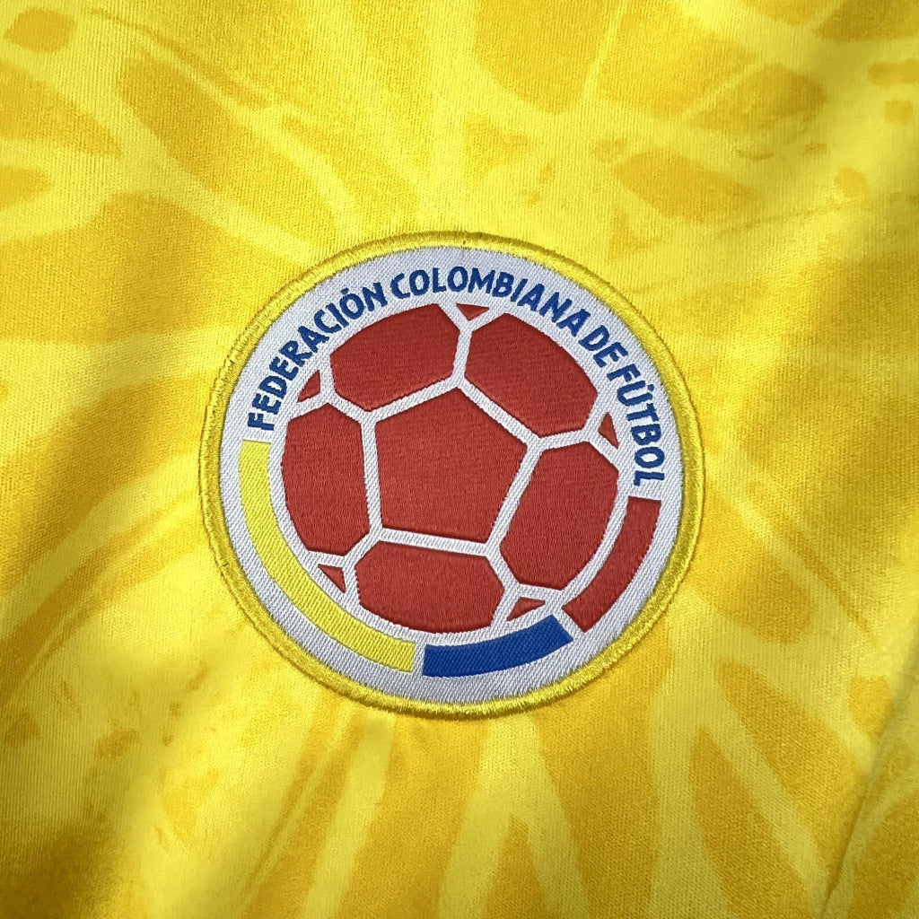 Camiseta Selección de Colombia  MANGA LARGA principal amarilla - Copa del Mundo 2026