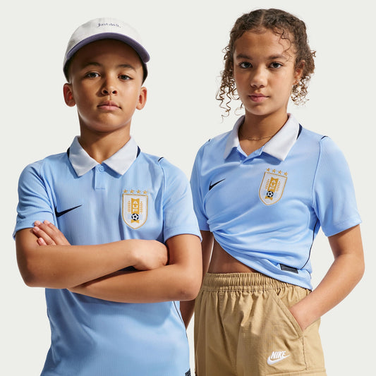 Conjunto infantil Selección Uruguay principal azul COPA DEL MUNDO 2026