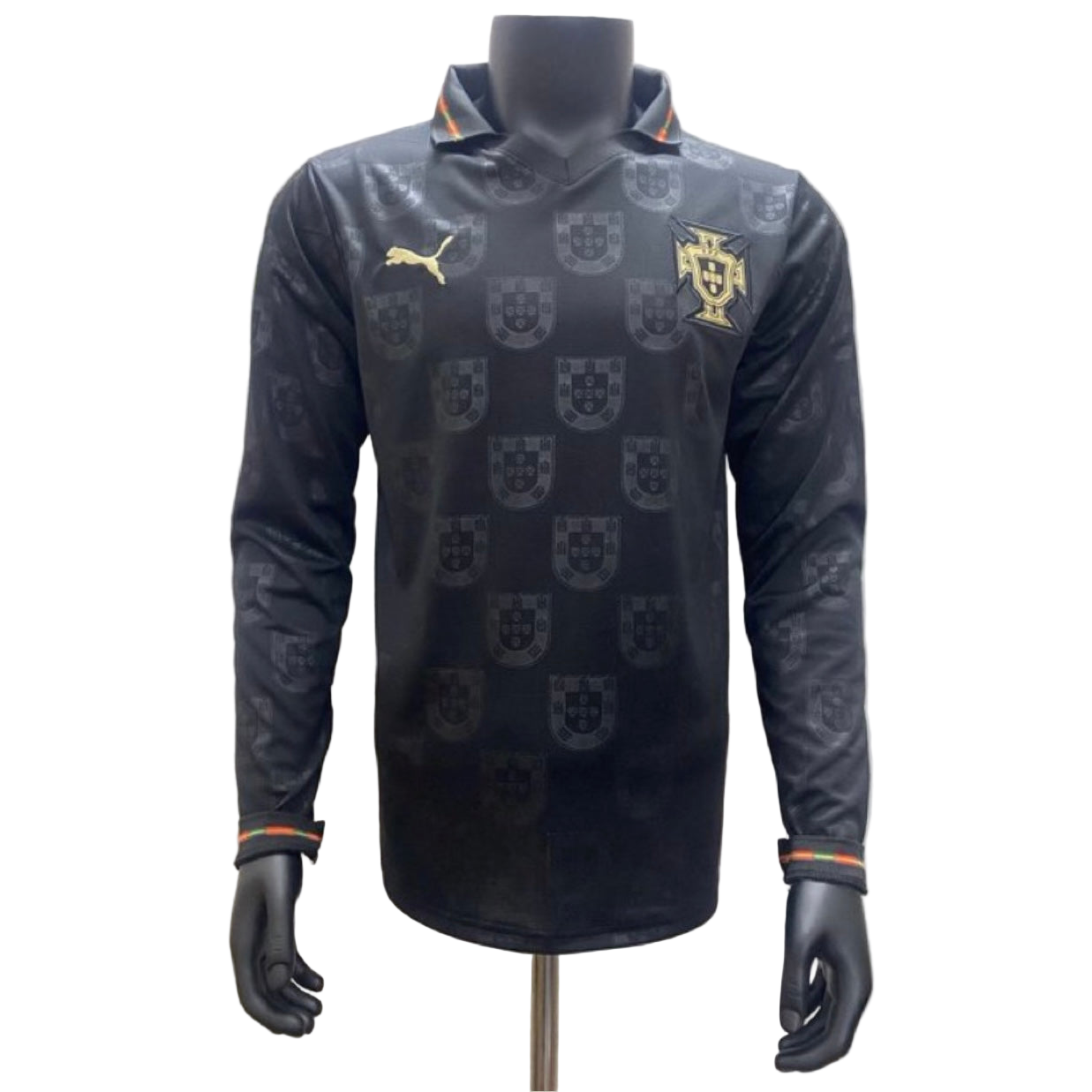 Camiseta Selección de Portugal MANGA LARGA edición especial pantera negra EUSÉBIO 2026/27 - ADEPTO