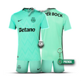 Conjunto infantil tercera equipación verde 2025/26