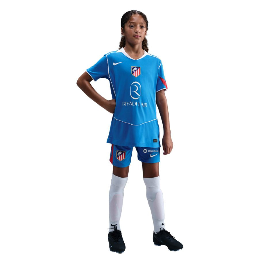 Conjunto Infantil Atlético de Madrid tercera equipación 2025/26