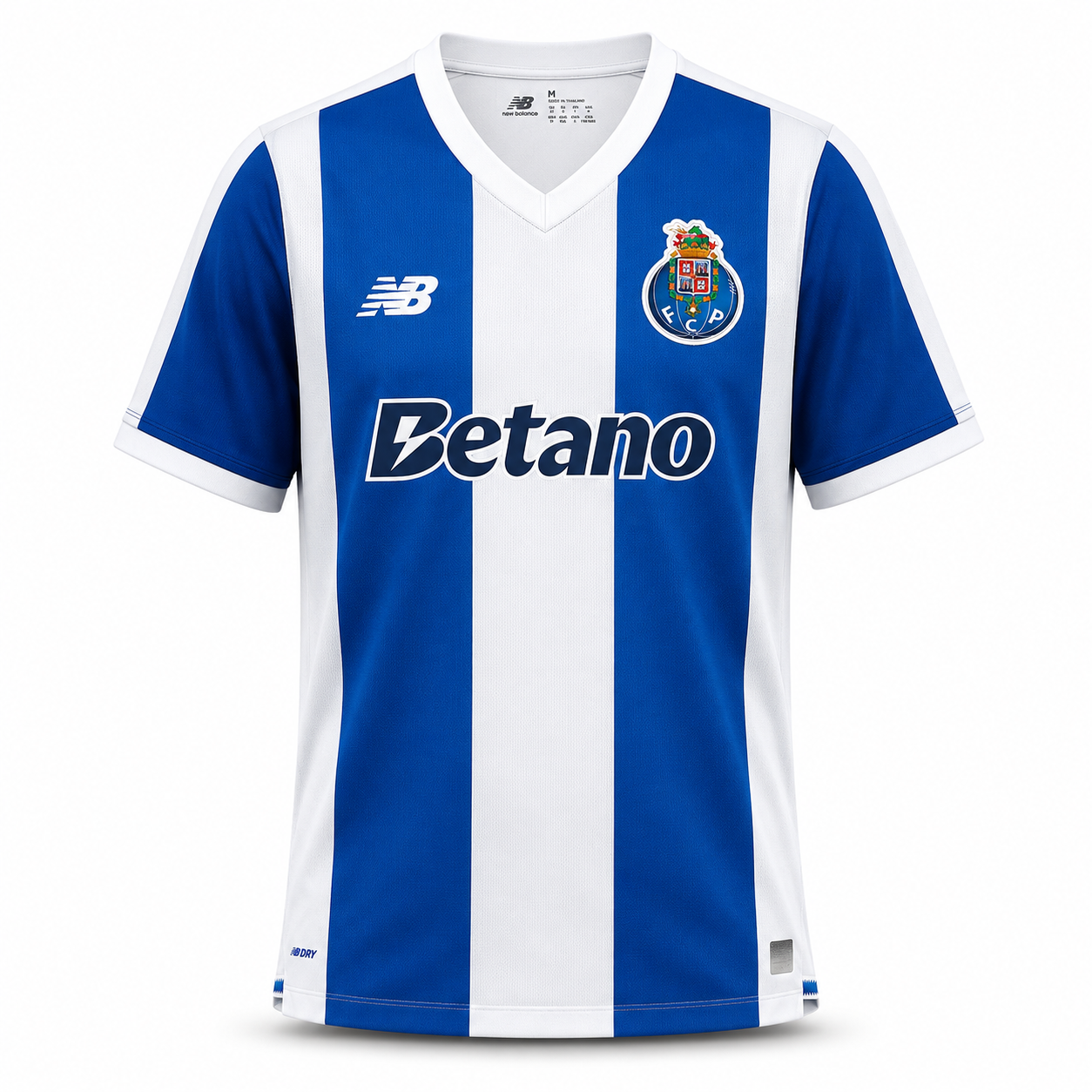 Camiseta dragón PRINCIPAL 2026/27 azul y blanca – LANZAMIENTO