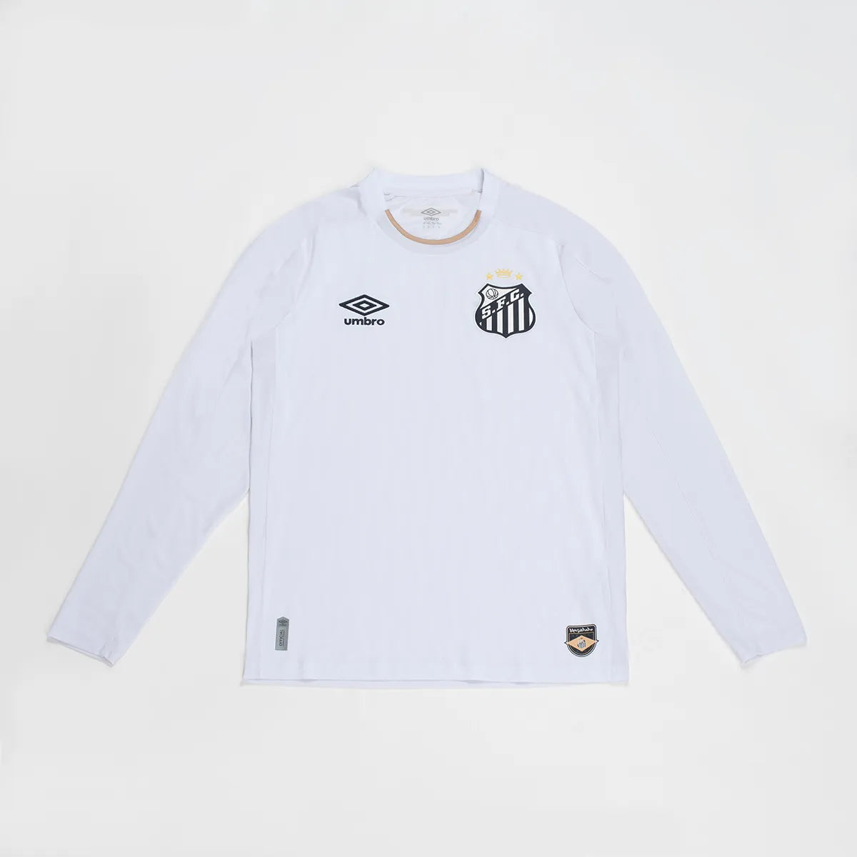 Camiseta Manga larga Santos home 2026 blanca
