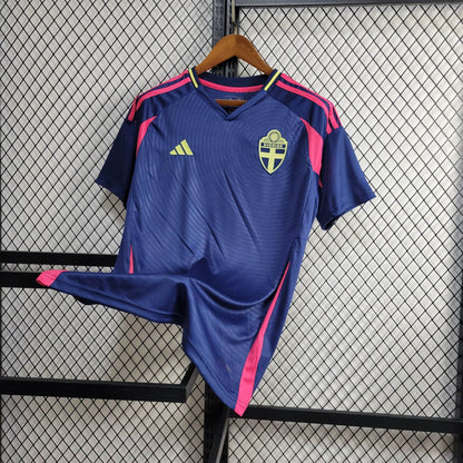 Camiseta Suecia azul Away Euro 2024/25