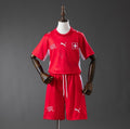 Conjunto infantil Selección Suiza principal roja COPA DEL MUNDO 2026