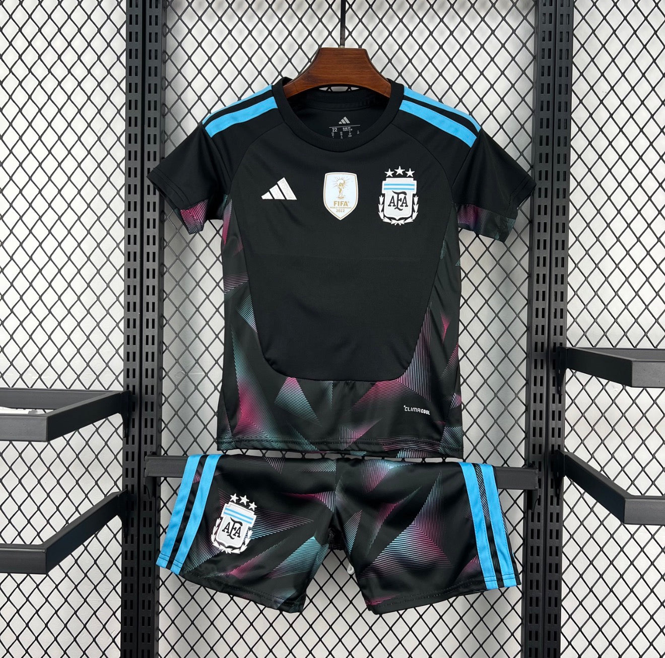 ARGENTINA PORTERO COPA DO MUNDO 2026 CONJUNTO INFANTIL