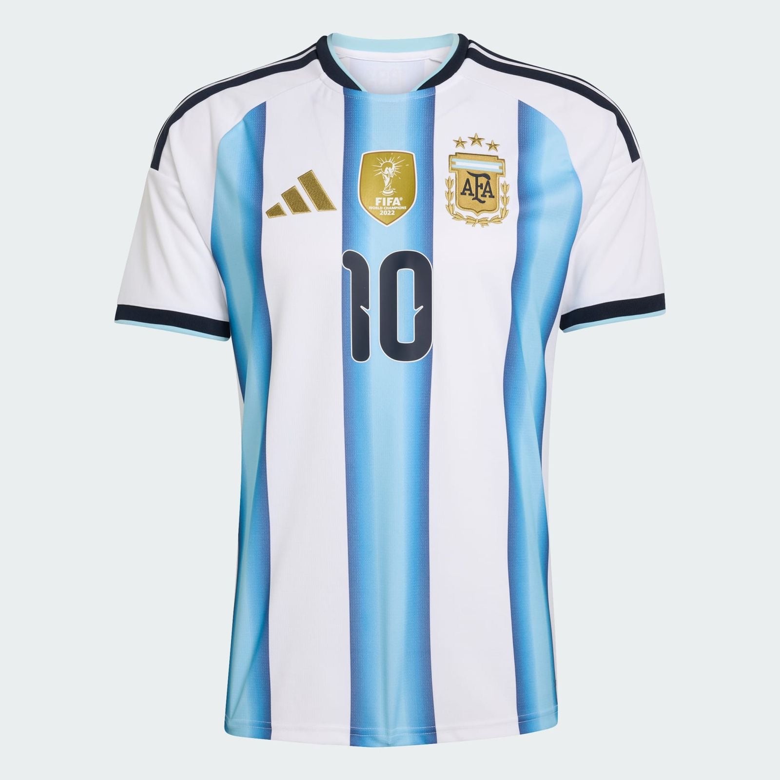 Camiseta MESSI Selección de Argentina principal blanca/azul - Copa del Mundo 2026