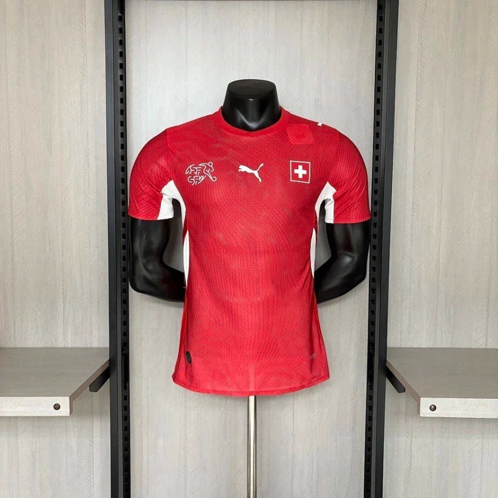 Camiseta Suiza principal copa del mundo 2026 roja - PLAYER