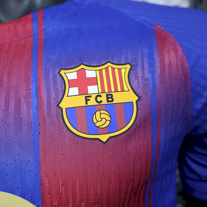 Camiseta Barcelona home azul y roja  - Player 2025/26