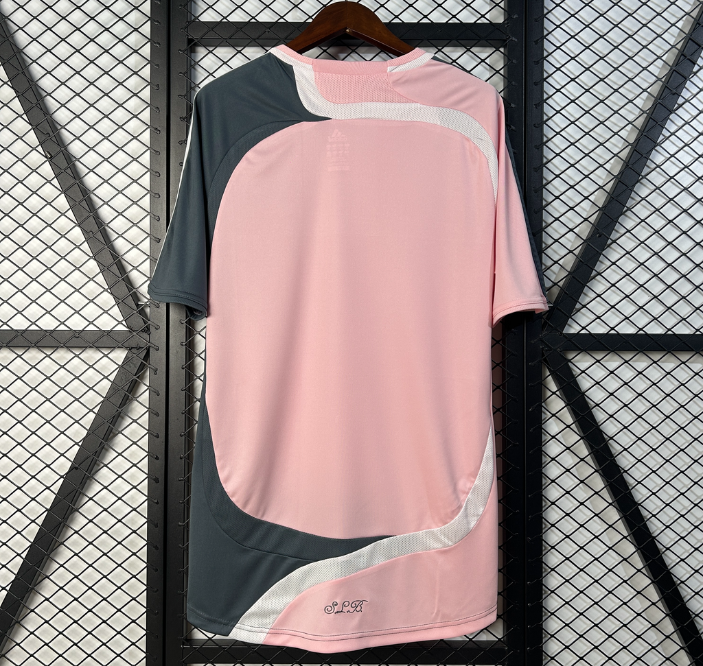 Camiseta retro rosa alternativa 2007/2008