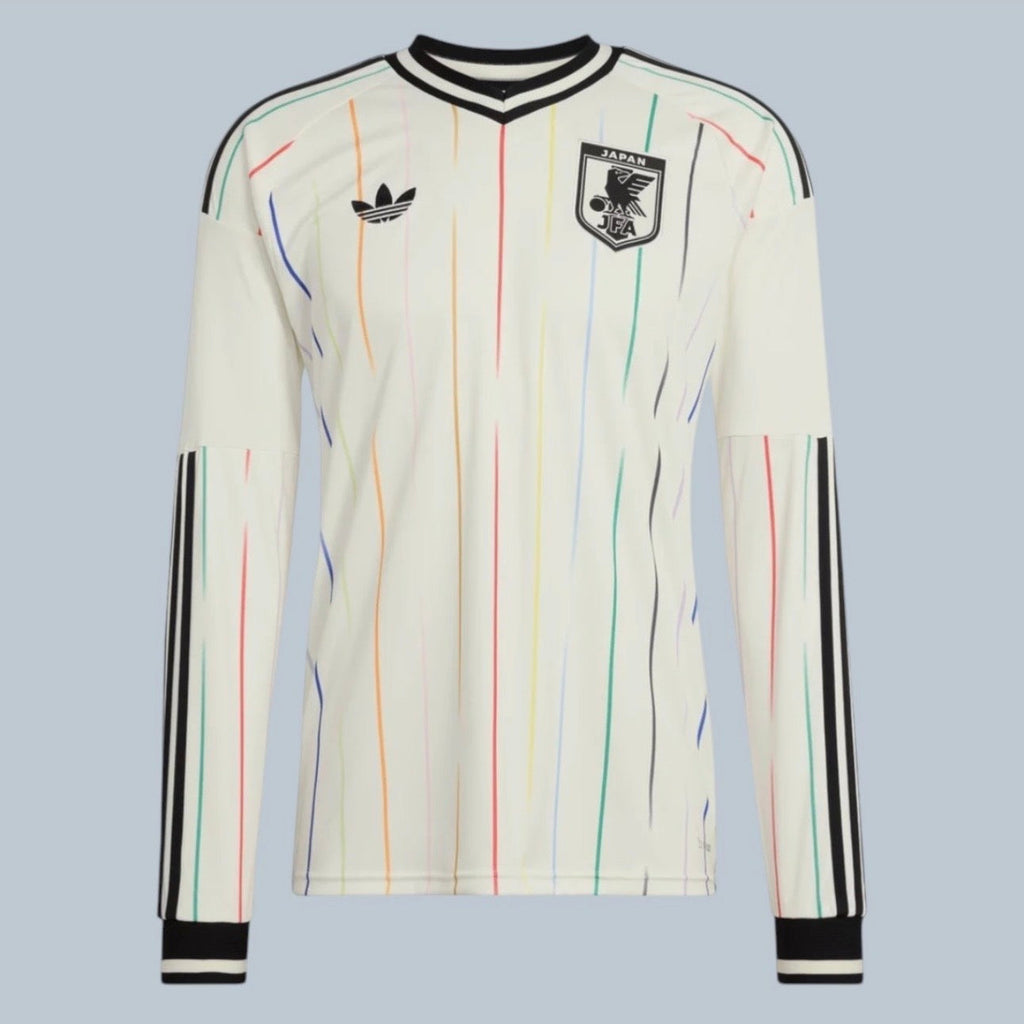 Camiseta Selección de Japón MANGA LARGA alternativa blanca - Copa del Mundo 2026