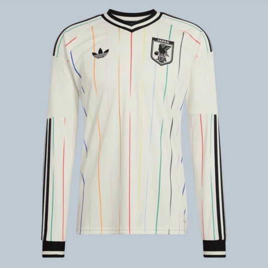 Camiseta Selección de Japón MANGA LARGA alternativa blanca - Copa del Mundo 2026