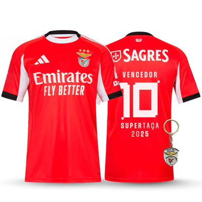 Camiseta campeón SUPERTAÇA PRINCIPAL roja 2025/26