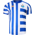 Camiseta pre-partido azul/blanco 2024/25