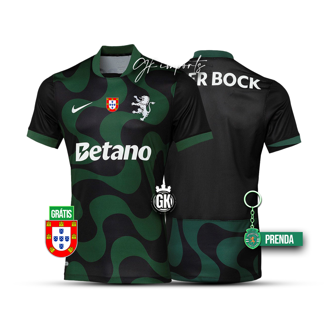 Camiseta alternativa 2025/26 negro y verde