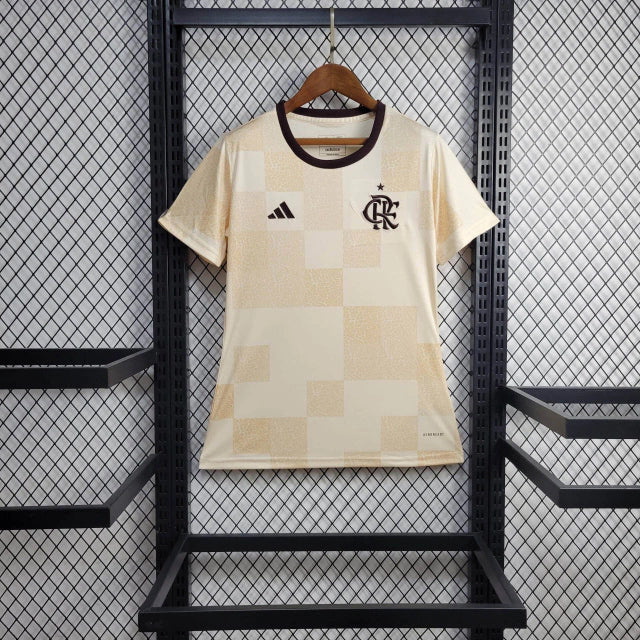 Camiseta Femenina Flamengo Pré-Jogo 2024/25
