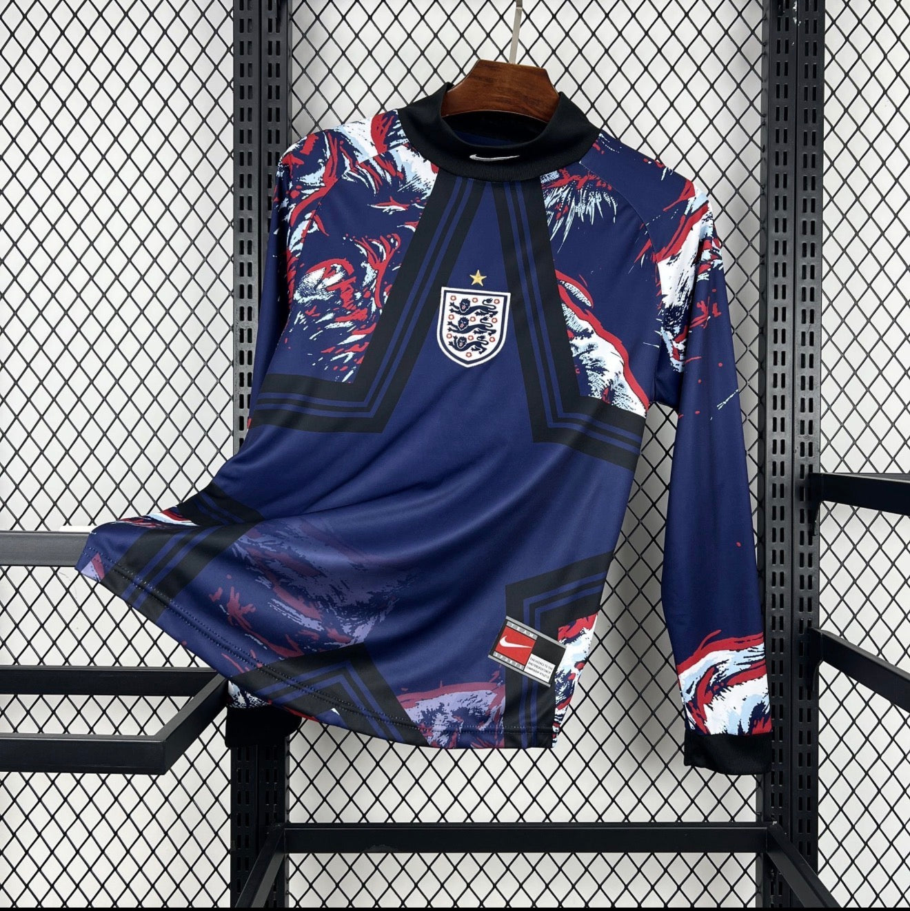 INGLATERRA PORTERO COPA DO MUNDO MANGA LARGA HOMBRE