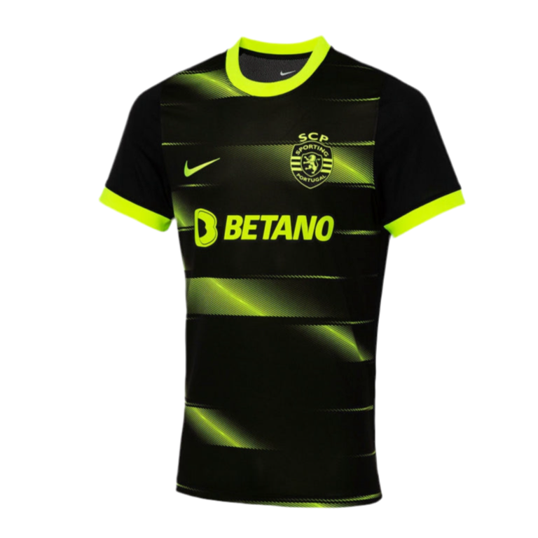 Camiseta alternativa 2022/23 Negra y Verde retro