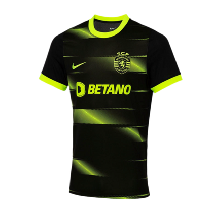 Camiseta alternativa 2022/23 Negra y Verde retro