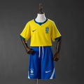 Conjunto Infantil Brasil principal Copa del Mundo 2026 - amarilla