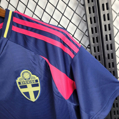 Camiseta Suecia azul Away Euro 2024/25