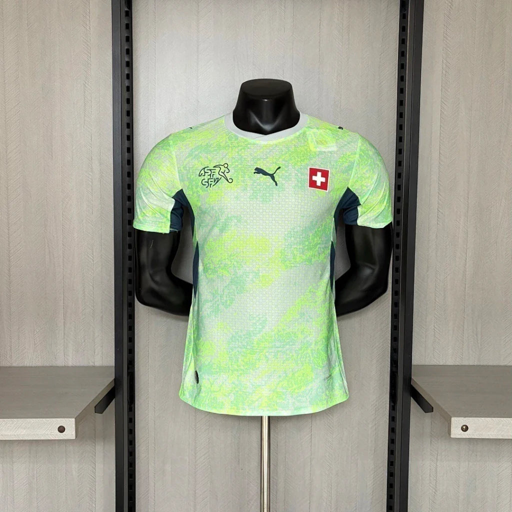 Camiseta Suiza alternativa copa del mundo 2026 verde - PLAYER