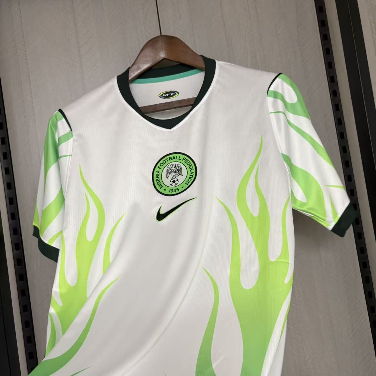 Camiseta Selección de Nigeria Visitante blanca/verde - Copa del Mundo 2026
