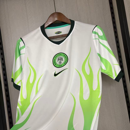 Camiseta Selección de Nigeria Away blanca/verde - Copa del Mundo 2026