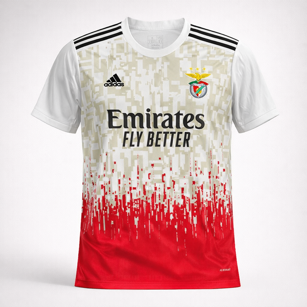 Camiseta S L B concept ÁGUILA blanca y roja 2025/26 - exclusiva