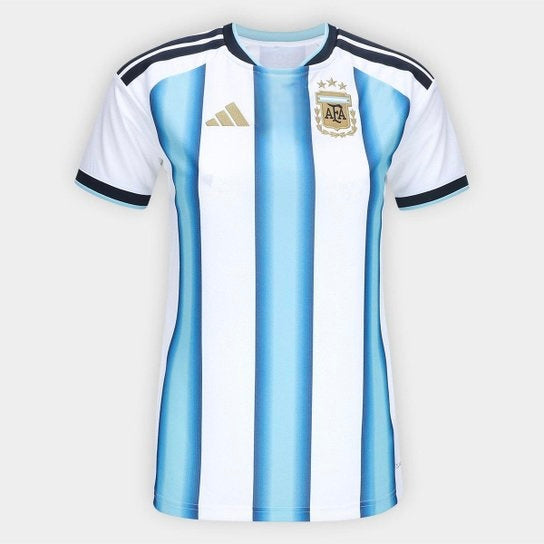 Camiseta FEMENINA Argentina principal azul y blanca - Copa del Mundo 2026